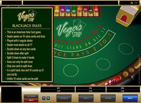 Strip Blackjack.
